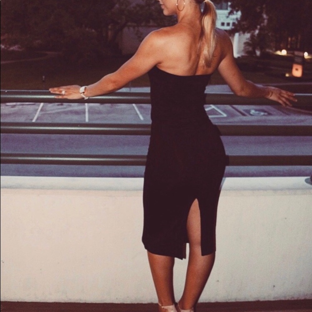 Strapless Little Black Dress